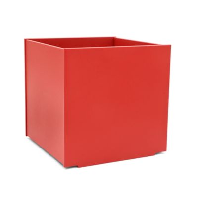 Loll Designs Square Planter - Color: Red - Size: 60 Gallon - FC-S60G-AR