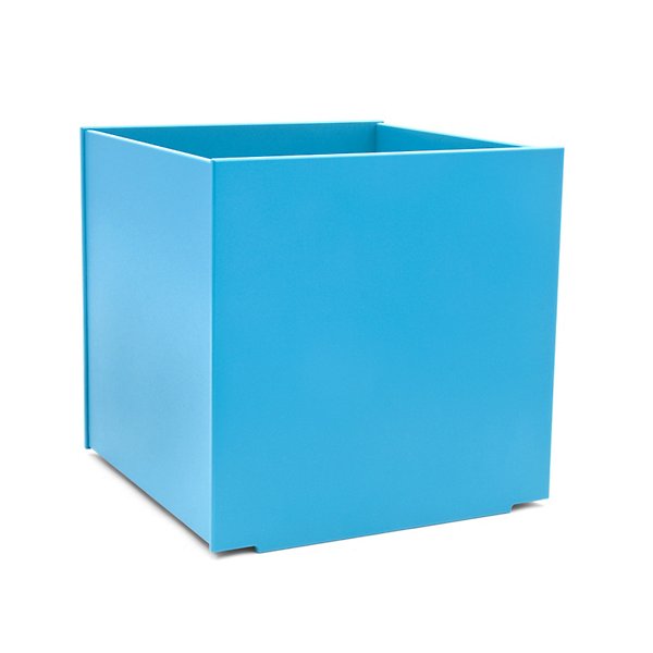 Square Planter - Color: Blue - Size: 60 Gallon - Loll Designs FC-S60G-SB