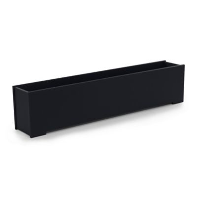 Loll Designs Rectangle Planter - Color: Black - Size: 8 Gallon - FC-R8G-BL