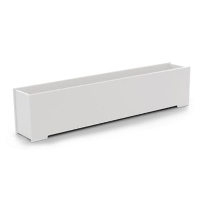 Loll Designs Rectangle Planter - Color: White - Size: 8 Gallon - FC-R8G-CW