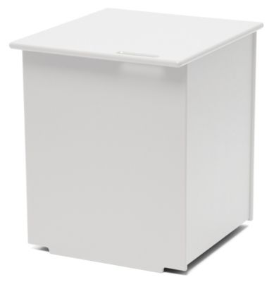 Loll Designs Mondo Container with Lid - Color: White - FC-MS14G-L-CW