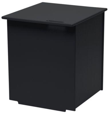 Loll Designs Mondo Container with Lid - Color: Black - FC-MS14G-L-BL