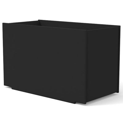 Loll Designs Mondo Planter - Color: Black - Size: Double - FC-MD28G-BL