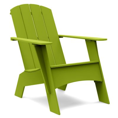 Loll Designs Adirondack 4 Slat Tall Chair - Color: Green - AD-4SCT-LG