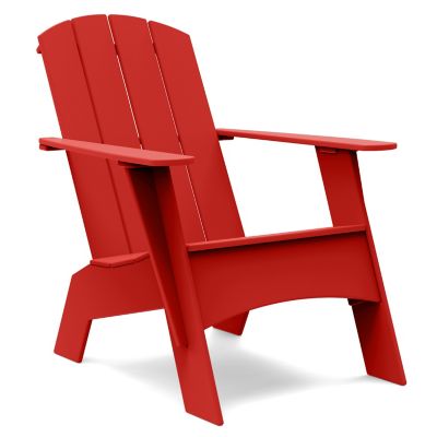 Loll Designs Adirondack 4 Slat Tall Chair - Color: Red - AD-4SCT-AR