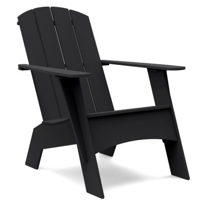 Loll Designs Adirondack 4 Slat Tall Chair - Color: Black - AD-4SCT-BL