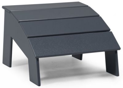 Loll Designs Adirondack 4 Slat Compact Ottoman - Color: Grey - OT-C-CG