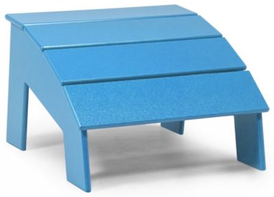 Loll Designs Adirondack 4 Slat Compact Ottoman - Color: Blue - OT-C-SB