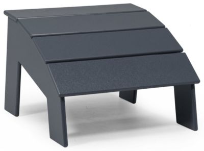 Loll Designs Adirondack 4 Slat Tall Ottoman - Color: Grey - OT-4ST-CG