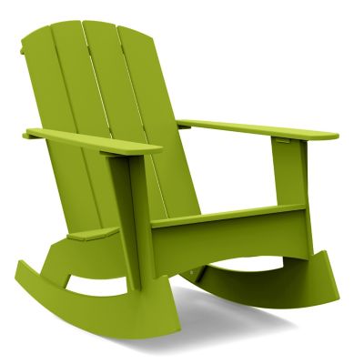 Loll Designs Adirondack 4 Slat Rocker - Color: Green - AD-4SCR-LG