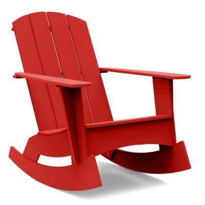 Loll Designs Adirondack 4 Slat Rocker - Color: Red - AD-4SCR-AR