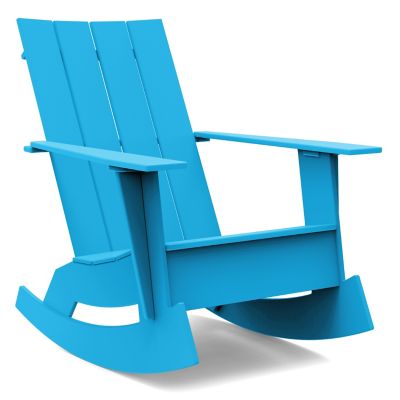 Loll Designs Adirondack 4 Slat Rocker - Color: Blue - AD-4SFR-SB