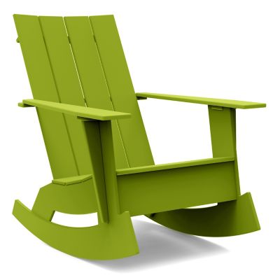 Loll Designs Adirondack 4 Slat Rocker - Color: Green - AD-4SFR-LG