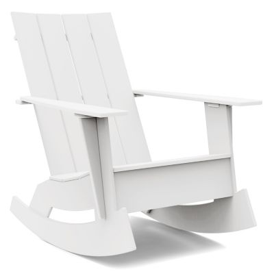 Loll Designs Adirondack 4 Slat Rocker - Color: White - AD-4SFR-CW