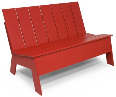 Loll Designs Picket Low Back Double Chair - Color: Red - PK-LBD-AR