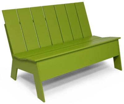 Loll Designs Picket Low Back Double Chair - Color: Green - PK-LBD-LG