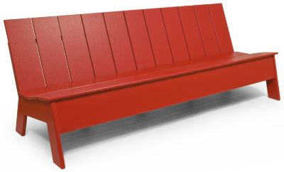 Loll Designs Picket Low Back Bench - Color: Red - PK-LB7-AR