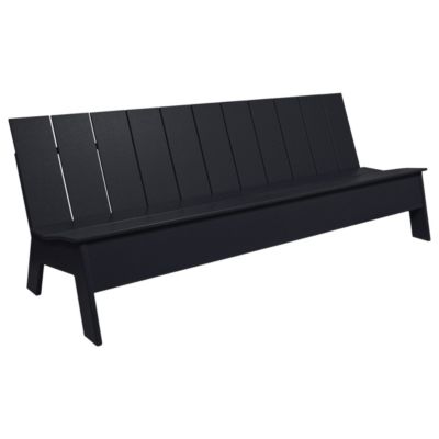 Loll Designs Picket Low Back Bench - Color: Black - PK-LB7-BL