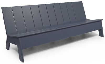 Loll Designs Picket Low Back Bench - Color: Grey - PK-LB7-CG