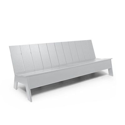 LLD2062847 Loll Designs Picket Low Back Bench - Color: Grey - sku LLD2062847