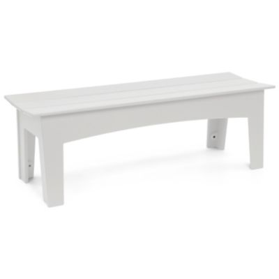 Loll Designs Alfresco Bench - Color: White - Size: 58 - AL-B58-CW