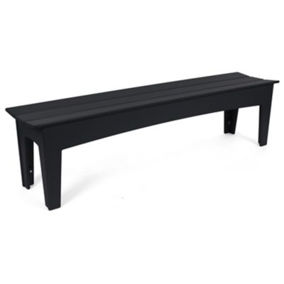 Loll Designs Alfresco Bench - Color: Black - Size: 68 - AL-B68-BL