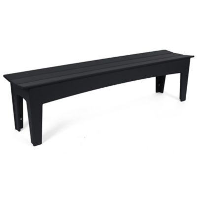 Loll Designs Alfresco Bench - Color: Black - Size: 81 - AL-B81-BL