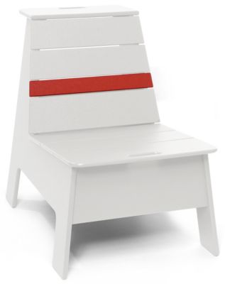 Loll Designs Racer Lounge Chair - Color: White - RC-RLC-CW