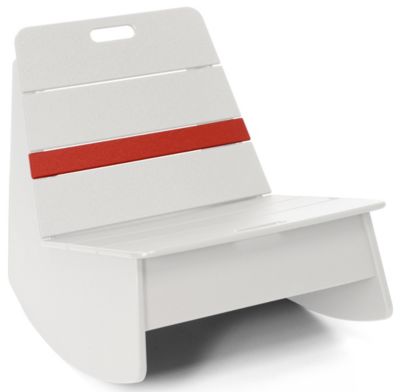 Loll Designs Racer Rocker - Color: White - RC-RR-CW