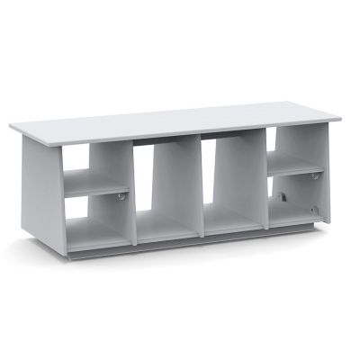 Loll Designs Cubby Bench with Boot Holes - Color: Grey - Size: 44 - SG-C