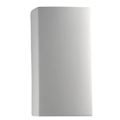 Justice Design Group Ambiance Rectangle Wall Sconce - Color: Matte - Size: 