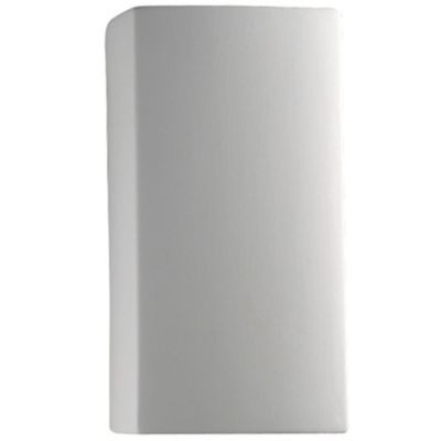 Justice Design Group Ambiance Rectangle Wall Sconce - Color: Matte - Size: 