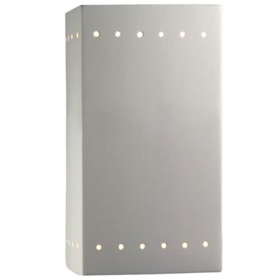 Justice Design Group Ambiance Rectangle Wall Sconce - Color: Matte - Size: 