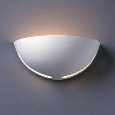 Justice Design Group Cosmos Wall Sconce - Color: White - Size: Small - CER-