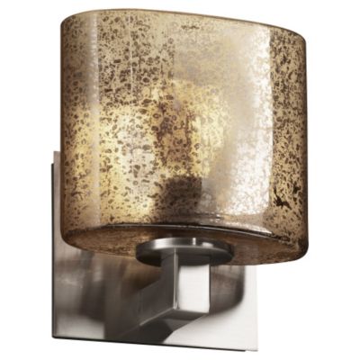 Justice Design Group Fusion Mercury Glass Modular Wall Sconce - Color: Meta