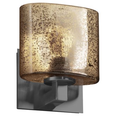 Justice Design Group Fusion Mercury Glass Modular Wall Sconce - Color: Meta