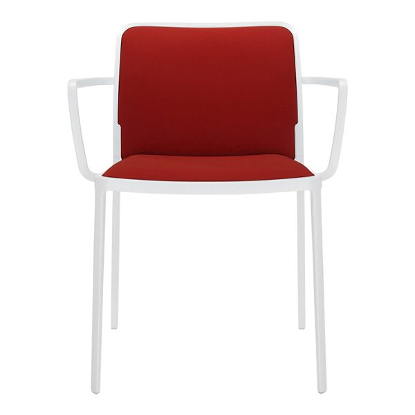 Kartell Audrey Soft Armchair - Color: Red - G331197
