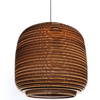 Graypants Scraplights Ausi Pendant Light - Color: Brown - Size: Large - GP-