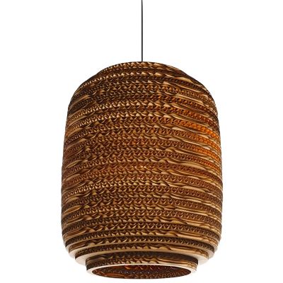 Graypants Scraplights Ausi Pendant Light - Color: Brown - Size: Small - GP-