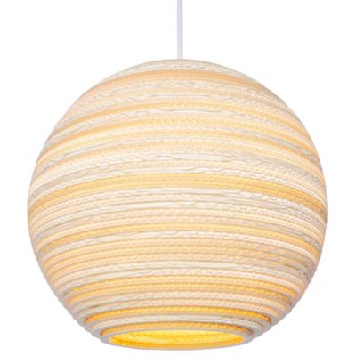 Graypants Scraplights Moon Pendant Light - Color: Beige - Size: Medium - GP