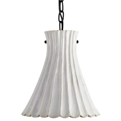 R332183 Currey & Company Jazz Pendant Light - Color: White sku R332183