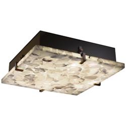 Alabaster Rocks! Clips Square Ceiling/Wall Light