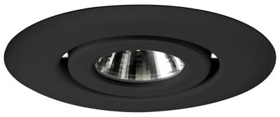 Juno 4-Inch MR16 Flush Gimbal Ring Trim - Color: Black - Size: 4 ines - 440