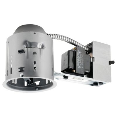 Juno 4-Inch Low Voltage Non-IC Remodel Housing - Color: Silver - Size: 1 li