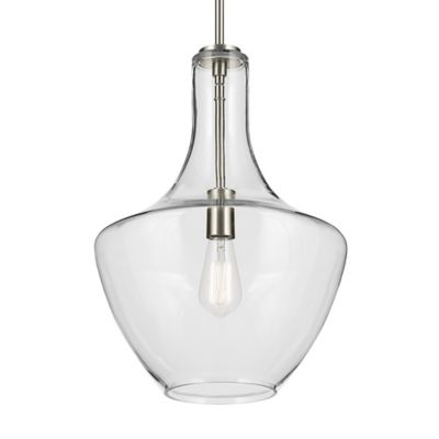 Kichler Everly Pendant Light - Color: Nickel - Size: 1 light - 42046NI