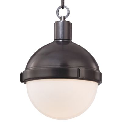 Visual Comfort Signature Hicks One Light Pendant in Hand-Rubbed Antique  Brass finish ( SKU# TOB 5062HAB-WG ) for Sale – Black Whale Home