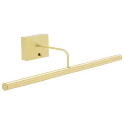 House of Troy Battery Operated Slim-Line Picture Light - Color: Brass - Siz