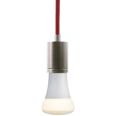 Visual Comfort Modern SoCo Modern Socket Pendant Light in Silver, Size: 16 ft