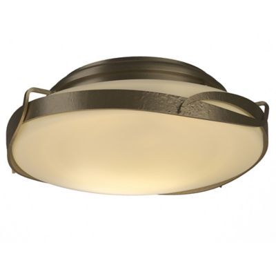 Hubbardton Forge Flora Semi-Flushmount Light - Color: Beige - Size: 2 light