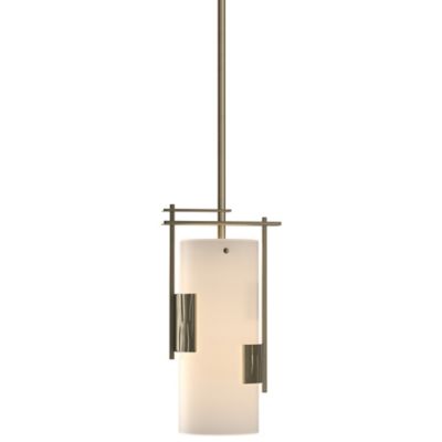 Hubbardton Forge Fullered Impressions Mini Pendant Light - Color: White - S